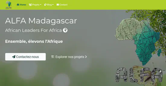 Association ALFA Madagascar website